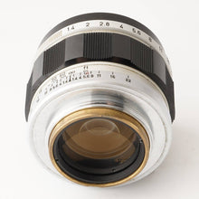 画像をギャラリービューアに読み込む, キヤノン Canon 50mm F1.4 ライカ L39マウント