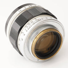 画像をギャラリービューアに読み込む, キヤノン Canon 50mm F1.4 ライカ L39マウント