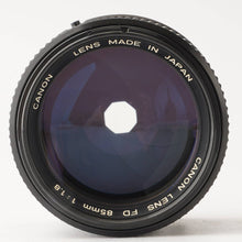 画像をギャラリービューアに読み込む, キヤノン Canon New FD 85mm F1.8