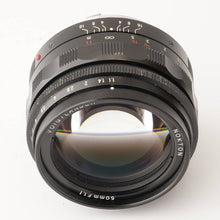 画像をギャラリービューアに読み込む, フォクトレンダー Voigtlander Nokton 50mm F1.1 VMマウント