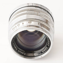 画像をギャラリービューアに読み込む, キヤノン Canon 50mm F1.8 ライカ L39マウント