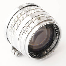 画像をギャラリービューアに読み込む, キヤノン Canon 50mm F1.8 ライカ L39マウント