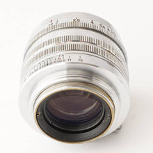 画像をギャラリービューアに読み込む, キヤノン Canon 50mm F1.8 ライカ L39マウント