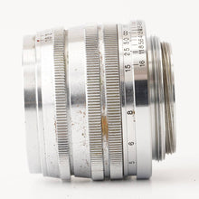 画像をギャラリービューアに読み込む, キヤノン Canon 50mm F1.8 ライカ L39マウント