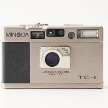 画像をギャラリービューアに読み込む, ミノルタ Minolta TC-1 35mm コンパクトフィルムカメラ