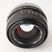 画像をギャラリービューアに読み込む, キヤノン Canon FD 55mm F1.2 S.S.C