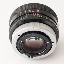 画像をギャラリービューアに読み込む, キヤノン Canon FD 55mm F1.2 S.S.C