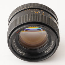 画像をギャラリービューアに読み込む, コンタックス Contax Carl Zeiss Planar 50mm F1.4 T* AEJ C/Yマウント