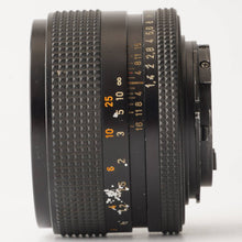 画像をギャラリービューアに読み込む, コンタックス Contax Carl Zeiss Planar 50mm F1.4 T* AEJ C/Yマウント