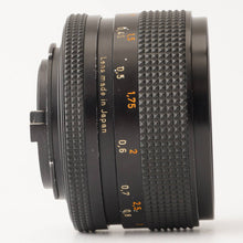 画像をギャラリービューアに読み込む, コンタックス Contax Carl Zeiss Planar 50mm F1.4 T* AEJ C/Yマウント
