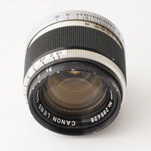 画像をギャラリービューアに読み込む, キヤノン Canon 50mm F1.8 ライカ L39マウント