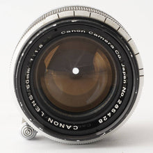 画像をギャラリービューアに読み込む, キヤノン Canon 50mm F1.8 ライカ L39マウント