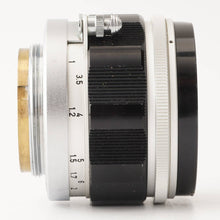 画像をギャラリービューアに読み込む, キヤノン Canon 50mm F1.4 ライカ L39マウント