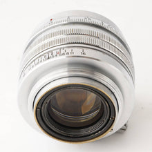 画像をギャラリービューアに読み込む, キヤノン Canon 50mm F1.5 ライカ L39 マウント