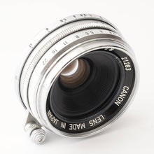 画像をギャラリービューアに読み込む, キヤノン Canon 28mm F2.8 ライカ L39マウント