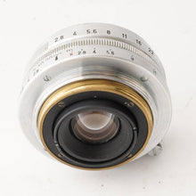 画像をギャラリービューアに読み込む, キヤノン Canon 28mm F2.8 ライカ L39マウント