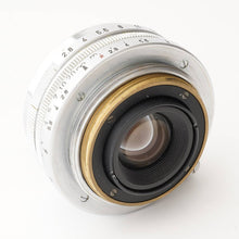 画像をギャラリービューアに読み込む, キヤノン Canon 28mm F2.8 ライカ L39マウント