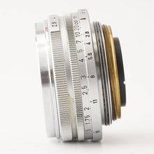 画像をギャラリービューアに読み込む, キヤノン Canon 28mm F2.8 ライカ L39マウント