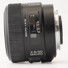 画像をギャラリービューアに読み込む, ソニー SONY MACRO 50mm F2.8 ソニー A マウント