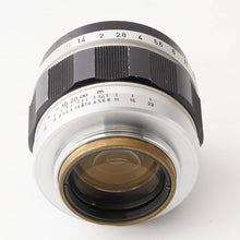 画像をギャラリービューアに読み込む, キヤノン Canon 50mm F1.4 ライカ L39 マウント