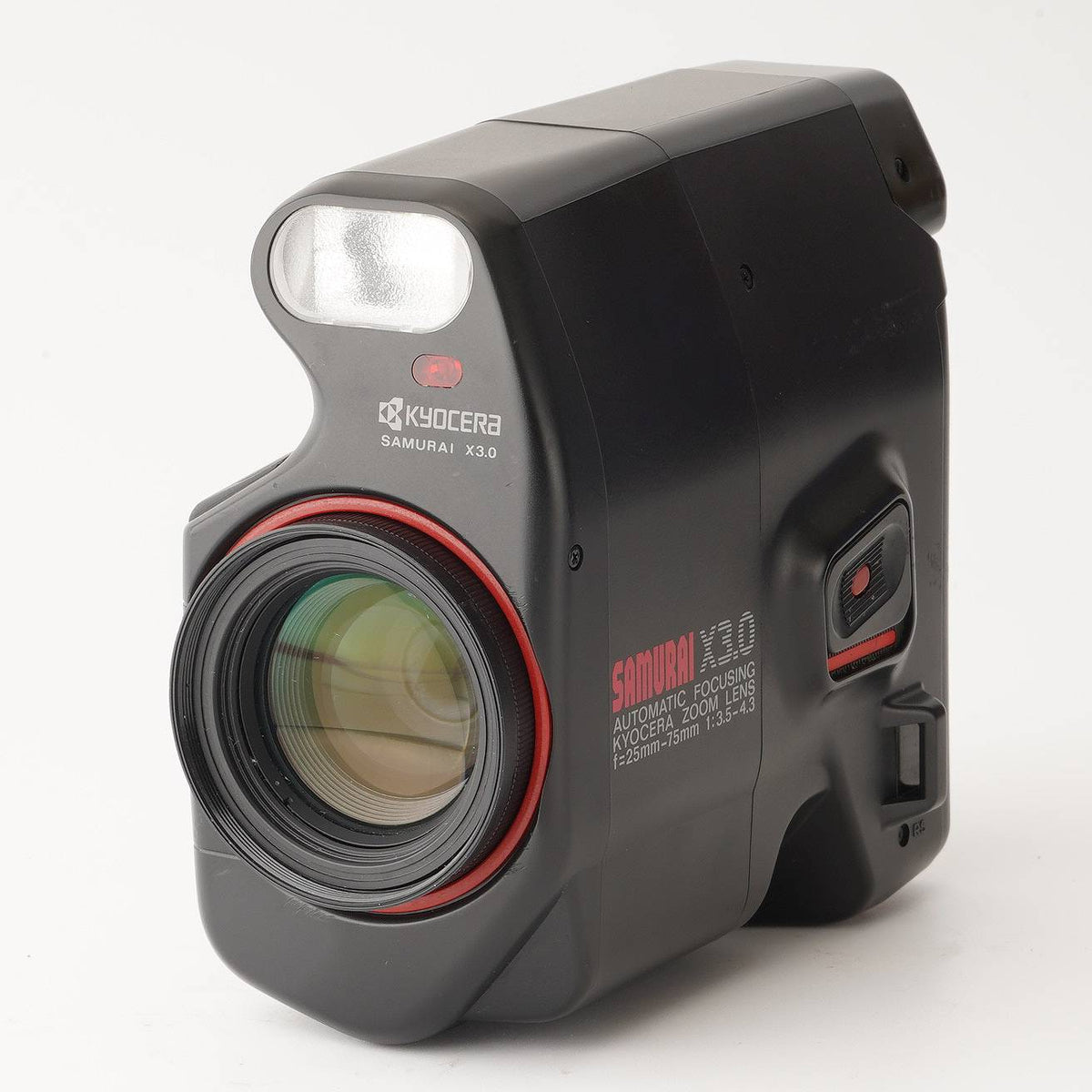 京セラ Kyocera SAMURAI サムライ X3.0 レッド / AF ZOOM LENS 25-75mm