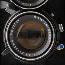 画像をギャラリービューアに読み込む, マミヤ Mamiya C330 Professional / MAMIYA-SEKOR DS 105mm F3.5 ブルードット