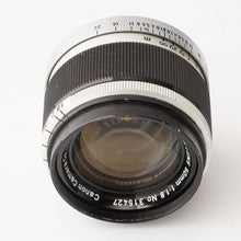 画像をギャラリービューアに読み込む, キヤノン Canon 50mm F1.8 ライカ L39マウント