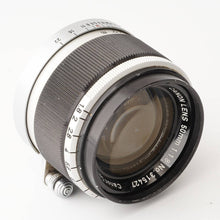 画像をギャラリービューアに読み込む, キヤノン Canon 50mm F1.8 ライカ L39マウント