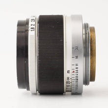 画像をギャラリービューアに読み込む, キヤノン Canon 50mm F1.8 ライカ L39マウント