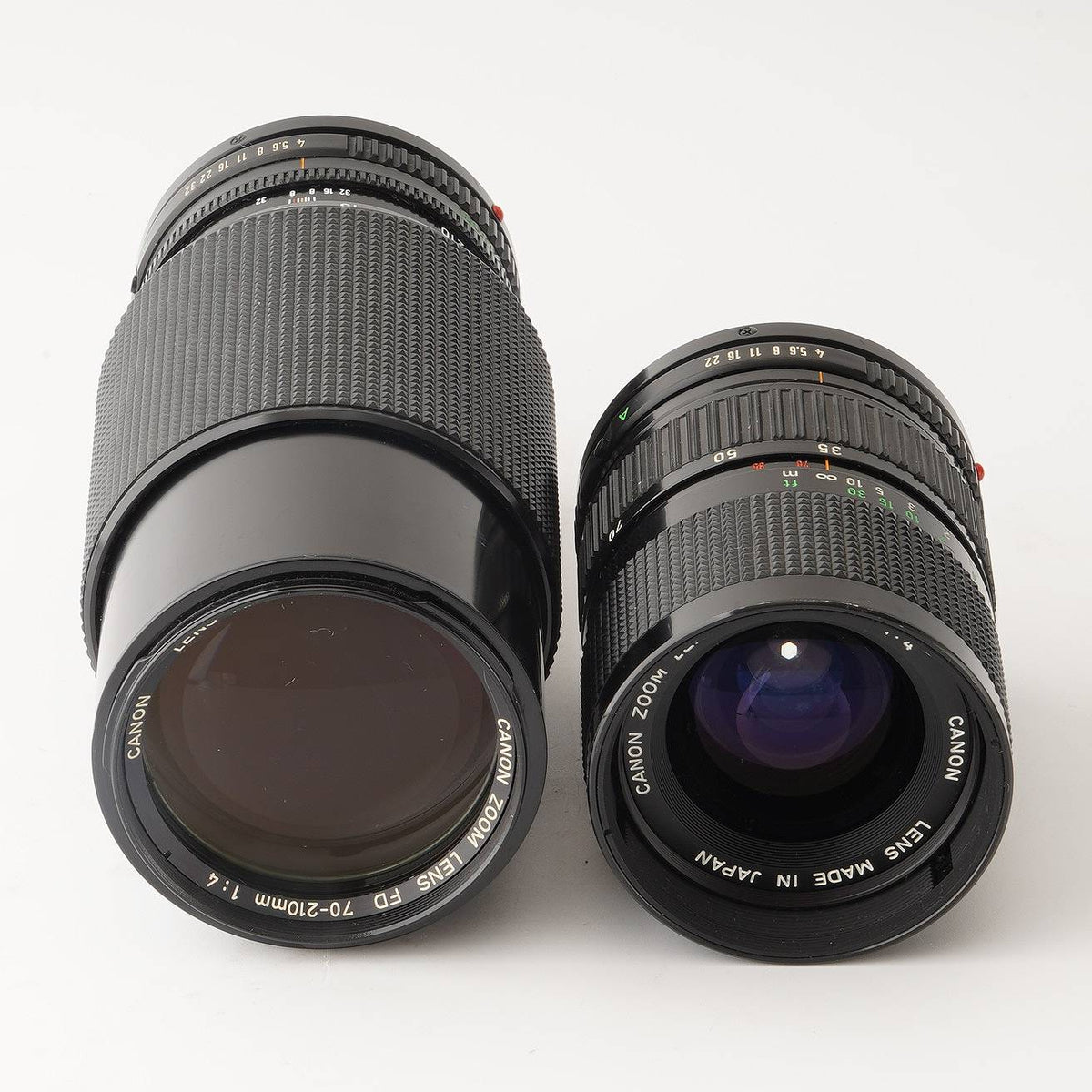 キヤノン Canon New FD 35-70mm F4 / Canon New FD 70-210mm F4