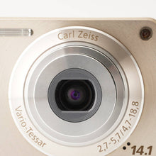画像をギャラリービューアに読み込む, ソニー Sony サイバーショット Cyber-shot DSC-W350 / Carl Zeiss Vario-Tessar 4x 4.7-18.8mm F2.7-5.7 ゴールド