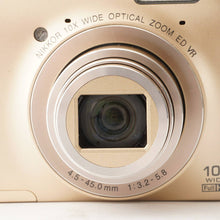 画像をギャラリービューアに読み込む, ニコン Nikon COOLPIX S6300 エレガントゴールド / Nikkor 10x Wide Optical Zoom ED VR