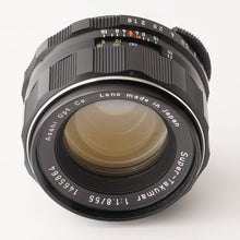 画像をギャラリービューアに読み込む, ペンタックス Pentax Asahi スーパータクマー Super Takumar 55mm F1.8 M42マウント