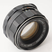 画像をギャラリービューアに読み込む, ペンタックス Pentax Asahi スーパータクマー Super Takumar 55mm F1.8 M42マウント