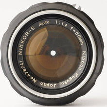 Load image into Gallery viewer, Nippon Kogaku NIKKOR-S Auto 50mm f/1.4 Non Ai