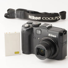 Load image into Gallery viewer, Nikon COOLPIX P6000 Black 4x Compact Digital Camera