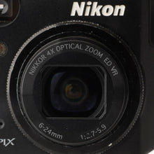 Load image into Gallery viewer, Nikon COOLPIX P6000 Black 4x Compact Digital Camera