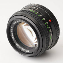 画像をギャラリービューアに読み込む, ミノルタ Minolta MD Rokkor 50mm F1.4