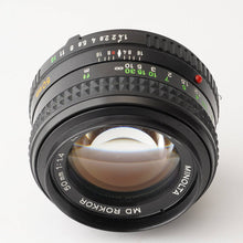 画像をギャラリービューアに読み込む, ミノルタ Minolta MD Rokkor 50mm F1.4