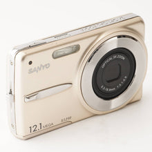 画像をギャラリービューアに読み込む, 三洋 Sanyo DSC X1250 シャンパンゴールド 3xズーム コンパクトデジタルカメラ