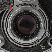 画像をギャラリービューアに読み込む, ミノルタ Minolta AUTOCORD 二眼レフ / CHIYOKO ROKKOR 75mm F3.5