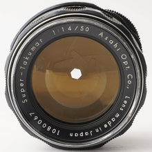 画像をギャラリービューアに読み込む, ペンタックス Pentax Asahi スーパータクマー Super Takumar 50mm F1.4 前期 8枚玉 M42 マウント