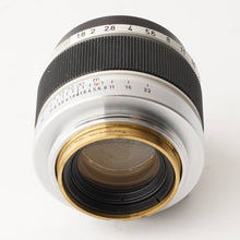 画像をギャラリービューアに読み込む, キヤノン Canon 50mm F1.8 ライカ L39 マウント