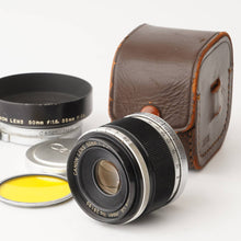 画像をギャラリービューアに読み込む, キヤノン Canon 50mm F2.8 ライカ L39 マウント