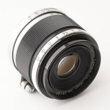 画像をギャラリービューアに読み込む, キヤノン Canon 50mm F2.8 ライカ L39 マウント