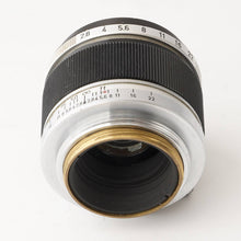 画像をギャラリービューアに読み込む, キヤノン Canon 50mm F2.8 ライカ L39 マウント