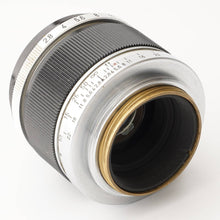 画像をギャラリービューアに読み込む, キヤノン Canon 50mm F2.8 ライカ L39 マウント