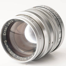 画像をギャラリービューアに読み込む, ライカ Leica Ernst Leitz GmbH Wetzlar ズマリット Summarit 5cm 50mm F1.5 L39 マウント