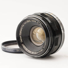 画像をギャラリービューアに読み込む, キヤノン Canon 35mm F2 ライカ L39 マウント