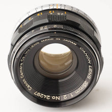 画像をギャラリービューアに読み込む, キヤノン Canon 35mm F2 ライカ L39 マウント